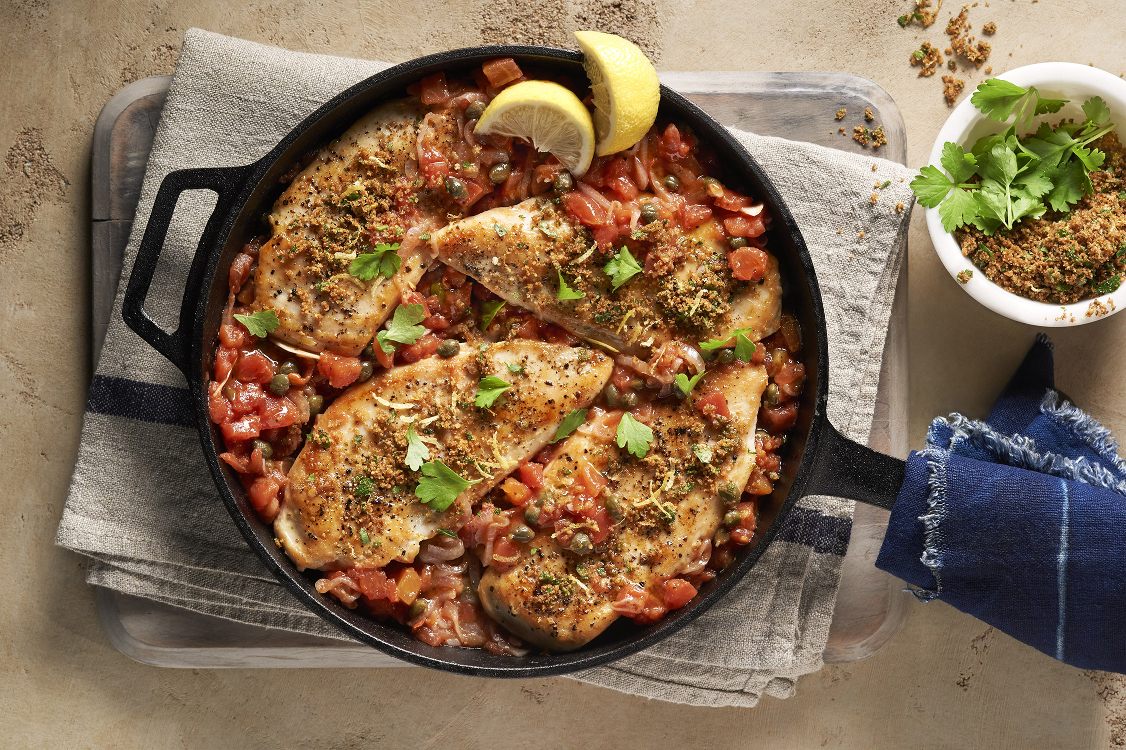 Chicken Piccata Pomodoro
