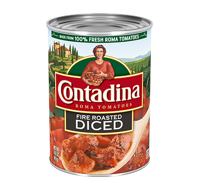 Fire Roasted Diced Tomatoes Contadina®