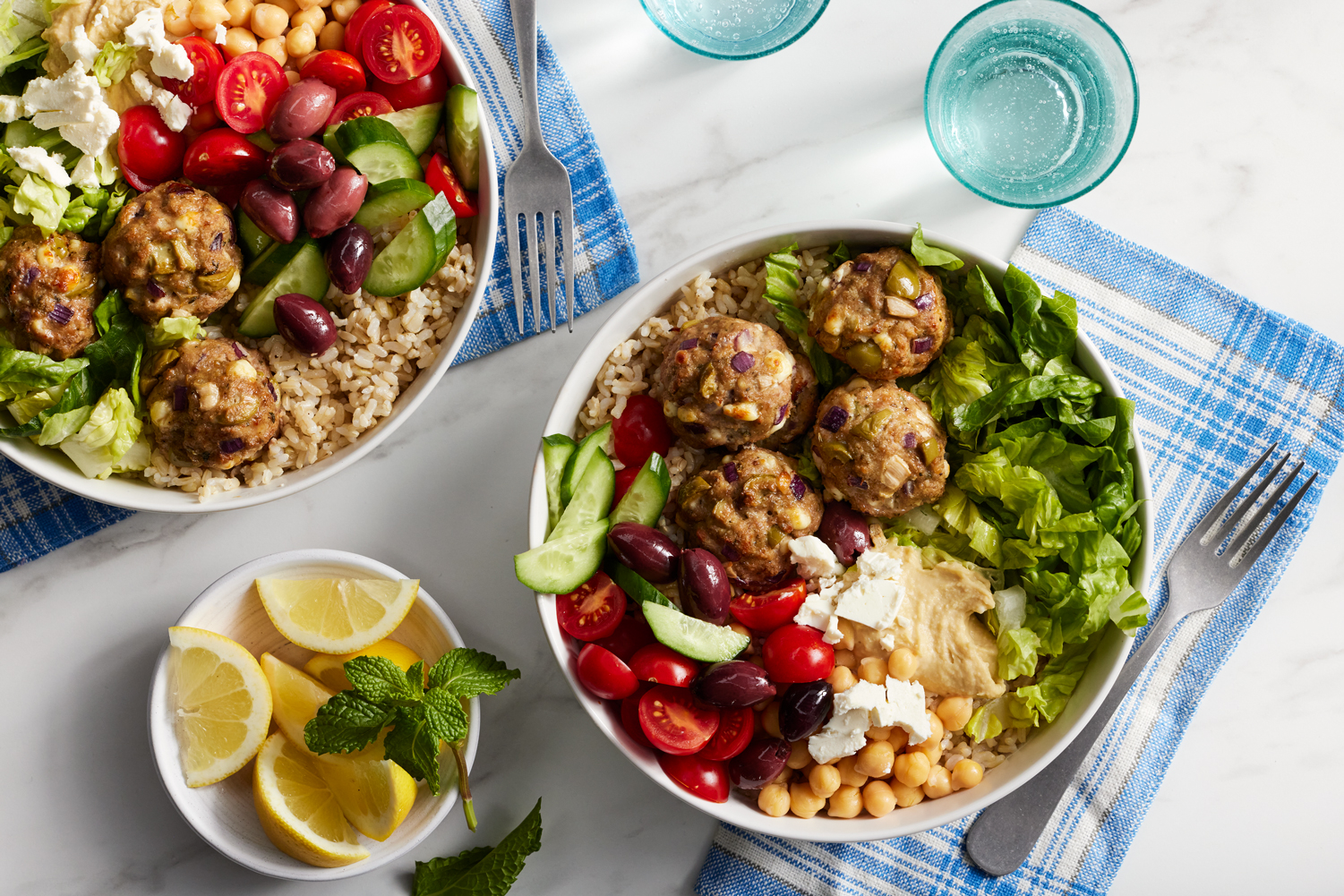Greek Sheet Pan Meatballs