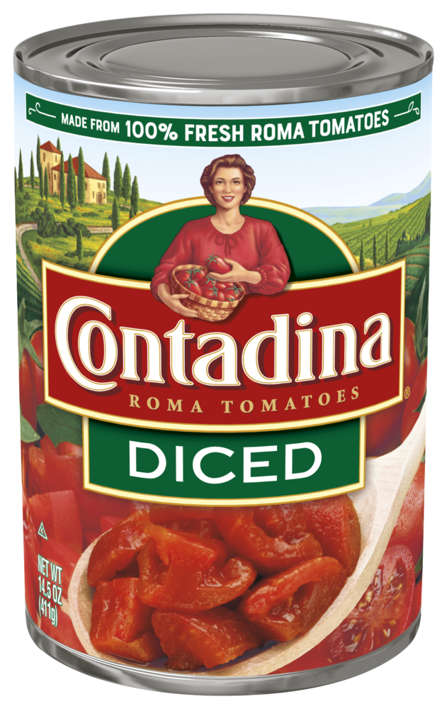 Canned Italian Style Diced Roma Tomatoes Contadina®