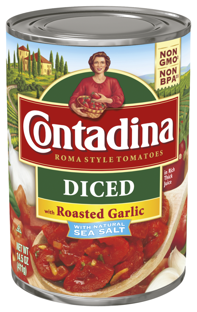 Diced Roma Tomatoes with Italian Herbs Contadina®