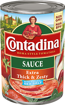 Extra Thick & Zesty Tomato Sauce | Contadina®