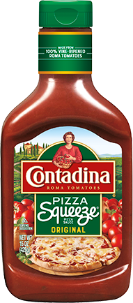 Pizza Sauce in a Squeeze Bottle